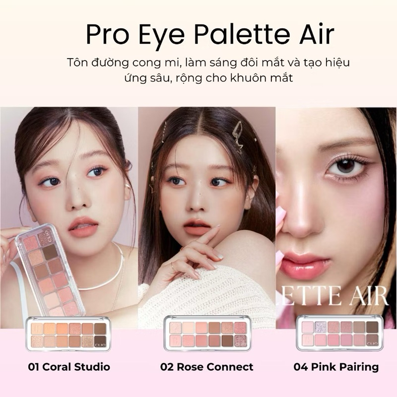 [CLIO] Bảng Phấn Mắt 12 ô Clio Pro Eye Palette Air