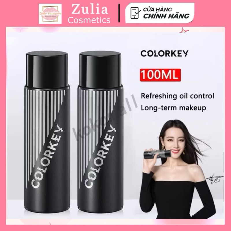 [NHẬP KHẨU] Xịt Khóa Nền COLORKEY Tia Sương Mềm Mại Giúp Khóa Chặt Lớp Trang Điểm Phù Hợp Mọi Loại Da 100ml