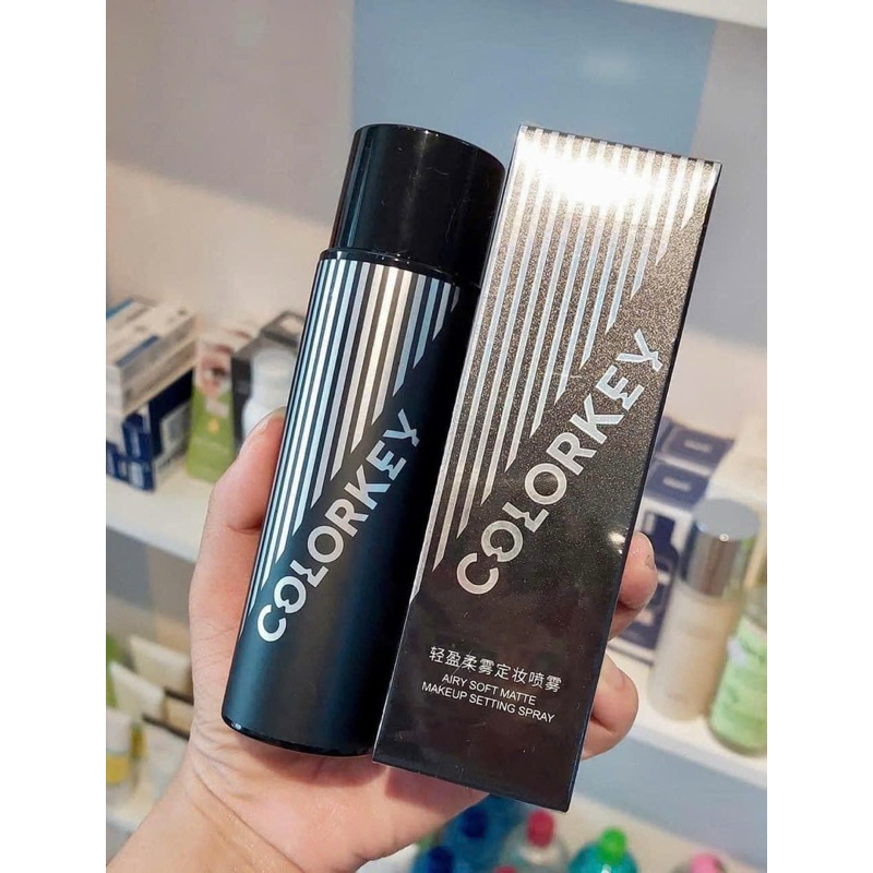 [NHẬP KHẨU] Xịt Khóa Nền COLORKEY Tia Sương Mềm Mại Giúp Khóa Chặt Lớp Trang Điểm Phù Hợp Mọi Loại Da 100ml