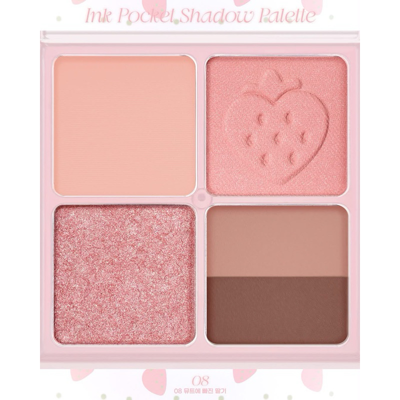 Phấn Mắt 4 Ô Peripera Ink Pocket Shadow Palette bền màu Hàn quốc