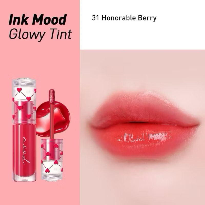 Son Tint Bóng Peripera Bare Water Tint Ink 3.8g xinh xắn Hàn quốc