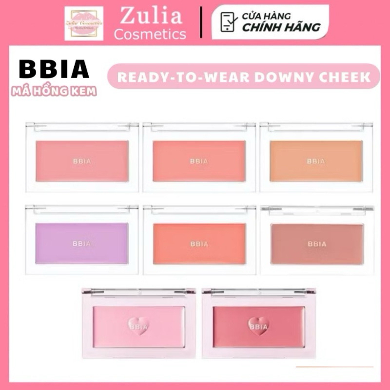Phấn má hồng dạng phấn Bbia Ready To Wear Powder Cheek (Apricot Edition)