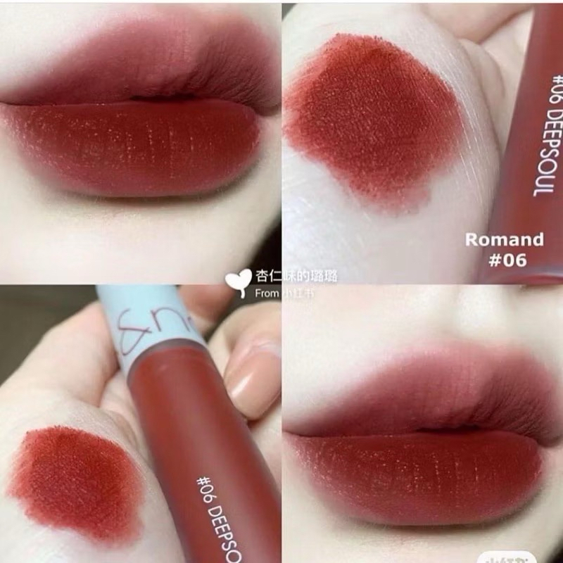 Son Kem Lỳ Romand Zero Velvet Tint mềm môi full màu Hàn quốc 05 06 23 24