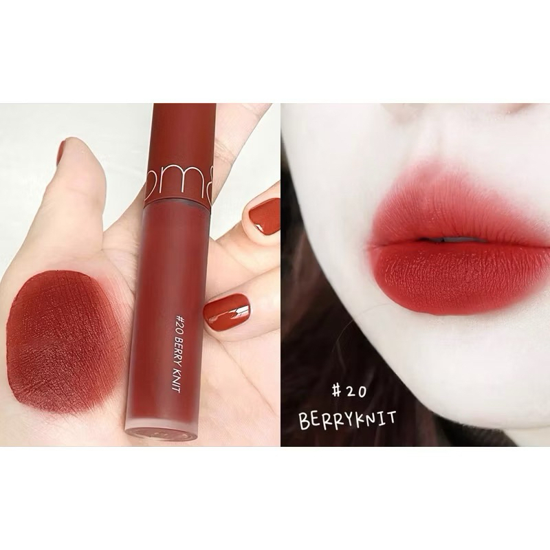 Son Kem Lỳ Romand Zero Velvet Tint mềm môi full màu Hàn quốc 05 06 23 24