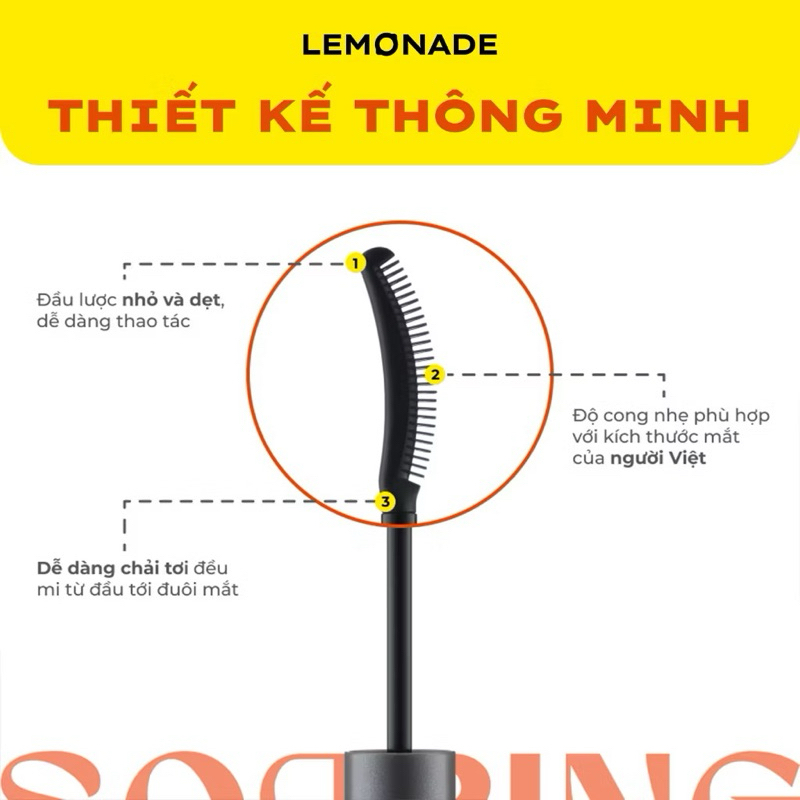 [Lemonade] Chuốt mi tơi dài lâu trôi Lemonade Soaring Mascara 6ml