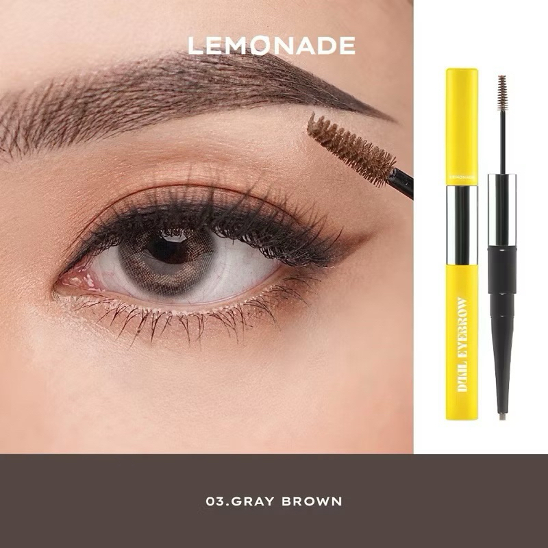 [LEMONADE] Chì kẻ mày 2 đầu Lemonade kèm chuốt Want It Got It Dual Eyebrow 2.75g