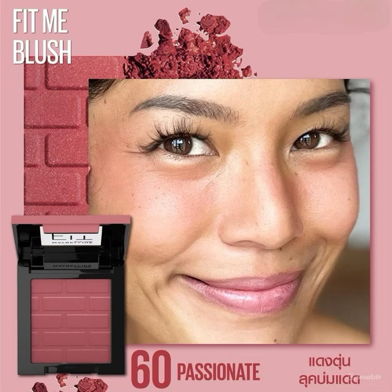 [MAYBELLINE] Phấn Má Hồng Mịn Lì, Lên Màu Chuẩn Maybelline Fit Me Blush 4.5g