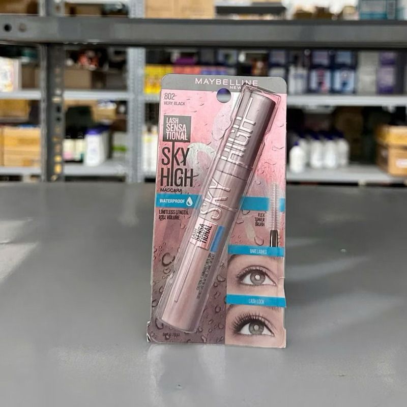 Mascara Maybelline Sky High Chuốt Mi Tơi Dài Mi Lash Sensational Maybelline New York Waterproof 6ml