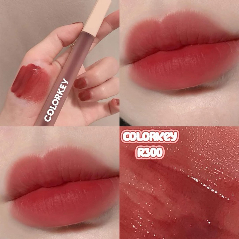 Son COLORKEY Watery Matte Lip Tint, Chút hơi nước ẩm, Không lem không dính 1.8g
