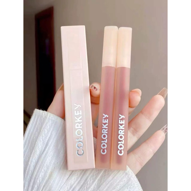 Son COLORKEY Watery Matte Lip Tint, Chút hơi nước ẩm, Không lem không dính 1.8g