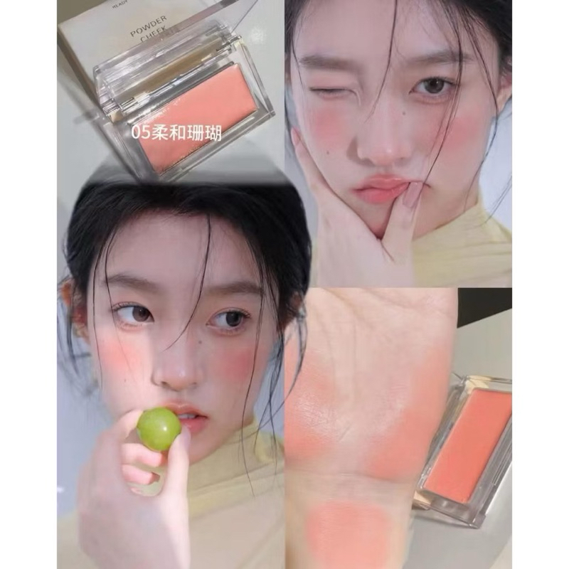 Phấn má hồng dạng phấn Bbia Ready To Wear Powder Cheek (Apricot Edition)
