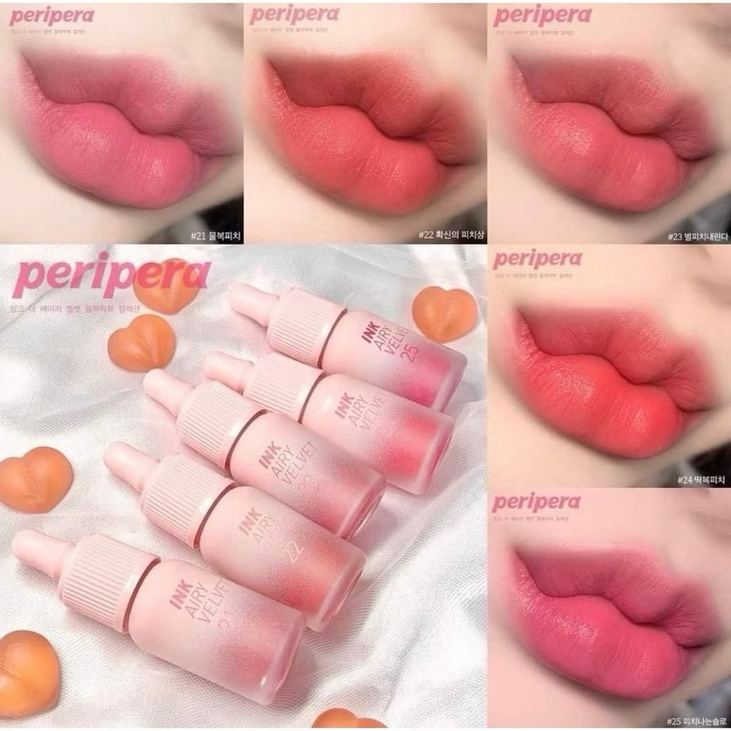 Son Ink Velvet Kem Lì Peripera Ink Velvet Lip Tint Đủ Màu Mới Nhất