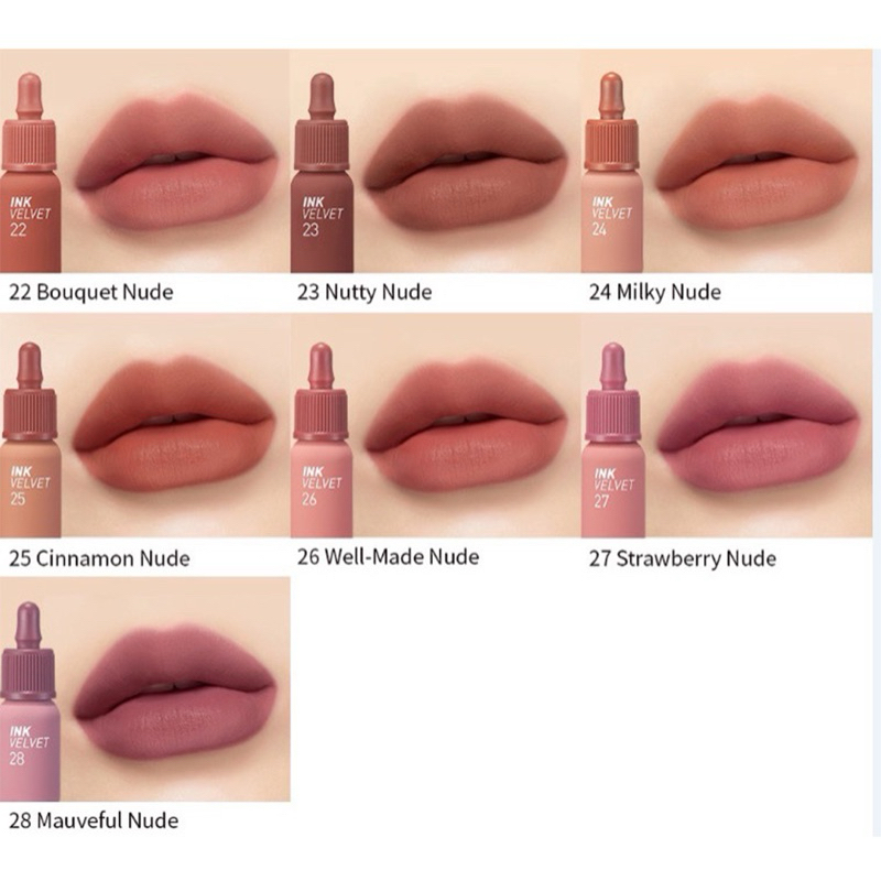 Son Ink Velvet Kem Lì Peripera Ink Velvet Lip Tint Đủ Màu Mới Nhất