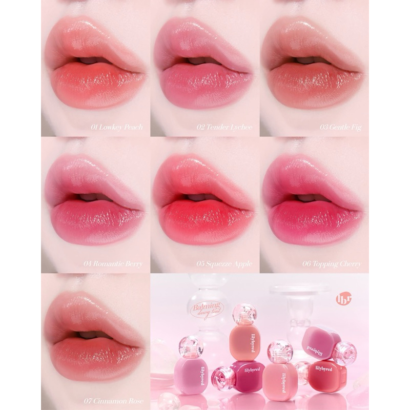 [𝐁𝐚𝐥𝐦𝐢𝐧𝐠 𝐃𝐞𝐰𝐲 𝐓𝐢𝐧𝐭] Son Bóng Lilybyred Blaming Dewy tint mềm môi thiết kế xinh iu