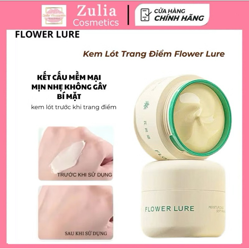 [FLOWER LURE] Kem Lót Trang Điểm Flower Lure Moisurizing Skin-fit