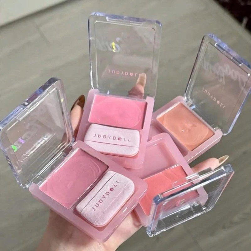 [JUDYDOLL] Má hồng dạng kem Judydoll Glow Brush Balm 2IN1 tạo hiệu ứng da căng bóng - 1 Ô TẶNG KÈM MÚT