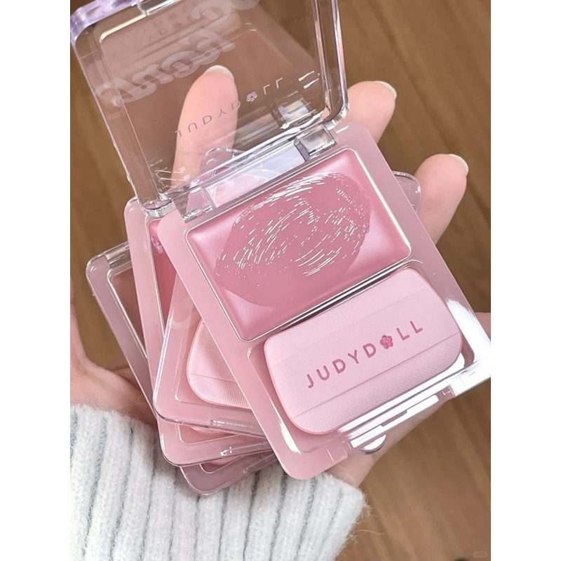 [JUDYDOLL] Má hồng dạng kem Judydoll Glow Brush Balm 2IN1 tạo hiệu ứng da căng bóng - 1 Ô TẶNG KÈM MÚT