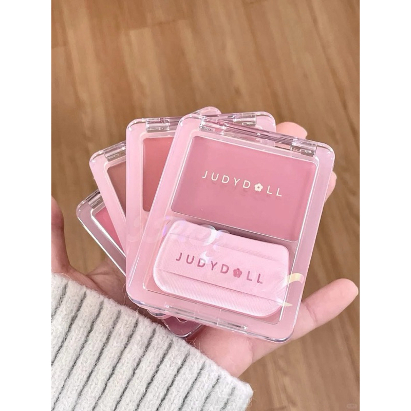[JUDYDOLL] Má hồng dạng kem Judydoll Glow Brush Balm 2IN1 tạo hiệu ứng da căng bóng - 1 Ô TẶNG KÈM MÚT