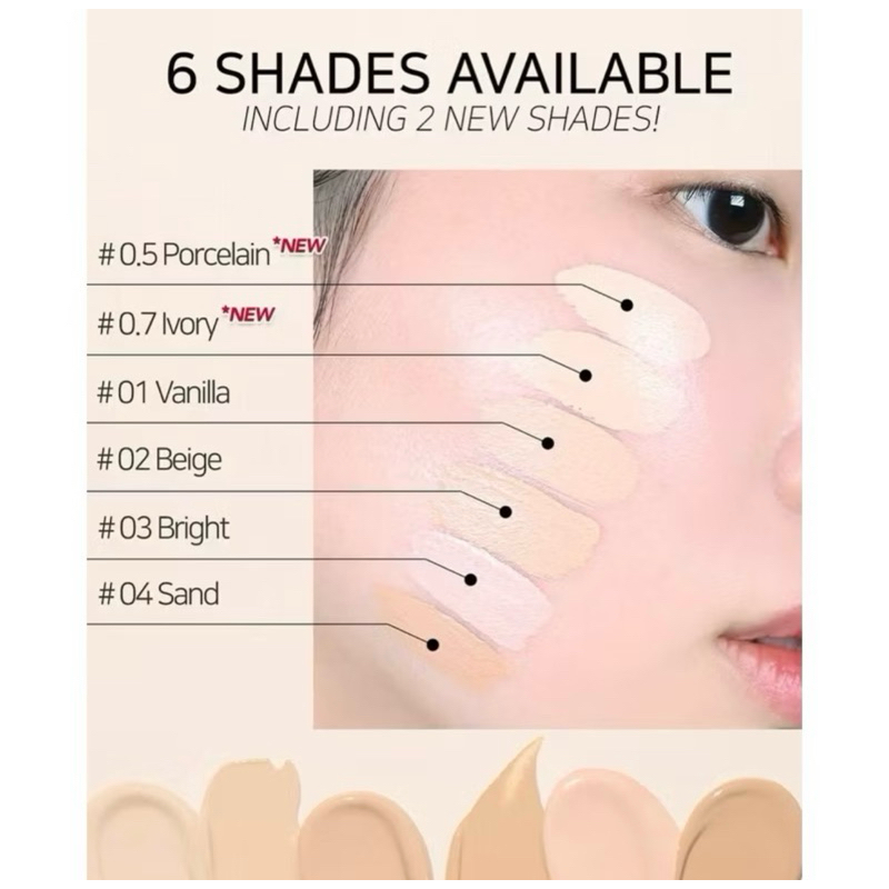 [Luna] Kem che khuyết điểm LUNA đầu vừa vặn lâu trôi / cố định 7.5g / Corrector 6.5g