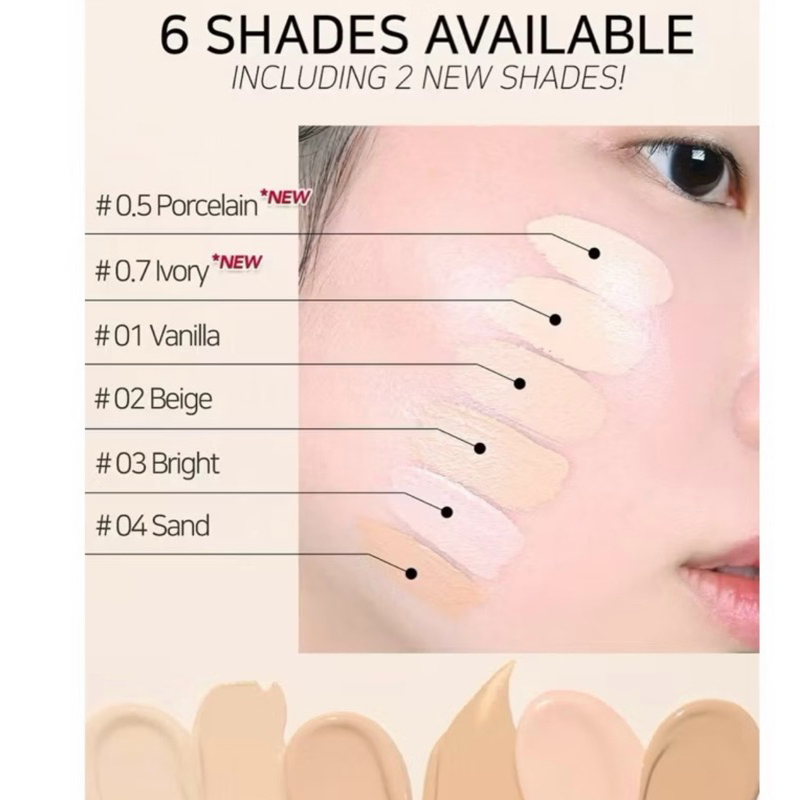[Luna] Kem che khuyết điểm LUNA đầu vừa vặn lâu trôi / cố định 7.5g / Corrector 6.5g