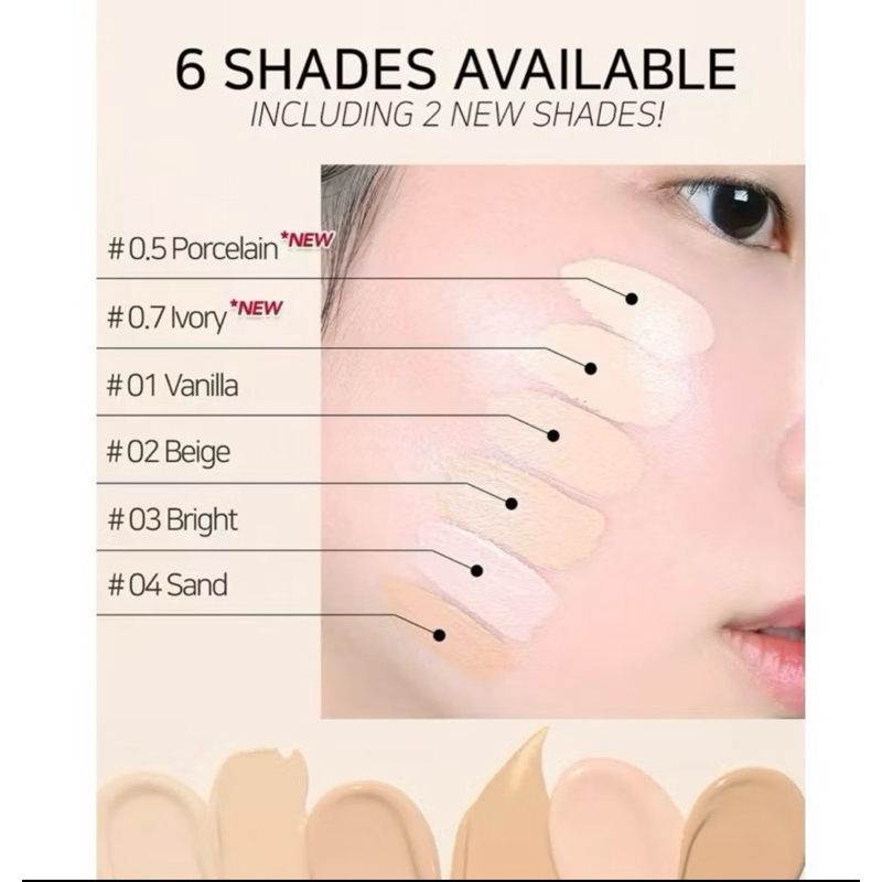 [Luna] Kem che khuyết điểm LUNA đầu vừa vặn lâu trôi / cố định 7.5g / Corrector 6.5g