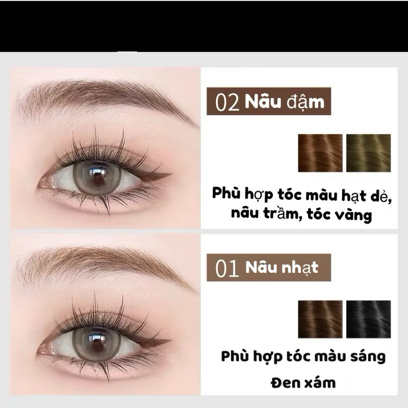 Mascara chuốt lông mày dạng gel Sheloves Eyebrow Cream 6ml