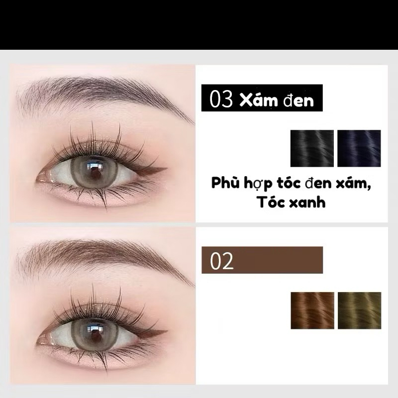 Mascara chuốt lông mày dạng gel Sheloves Eyebrow Cream 6ml