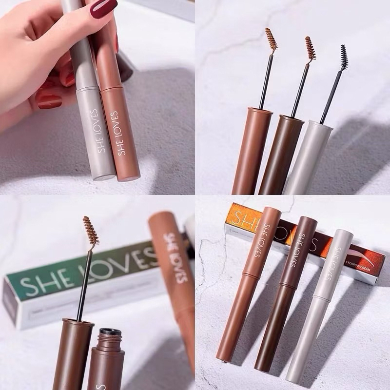 Mascara chuốt lông mày dạng gel Sheloves Eyebrow Cream 6ml