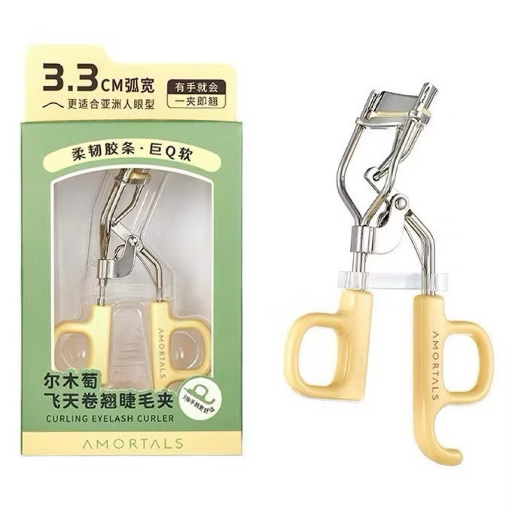 [AMORTALS] Kẹp Bấm Mi AMORTALS Uốn Cong Tự Nhiên Màu Vàng Xinh Xắn, Giữ Mi Lâu, Dễ Dùng Cho Người Mới