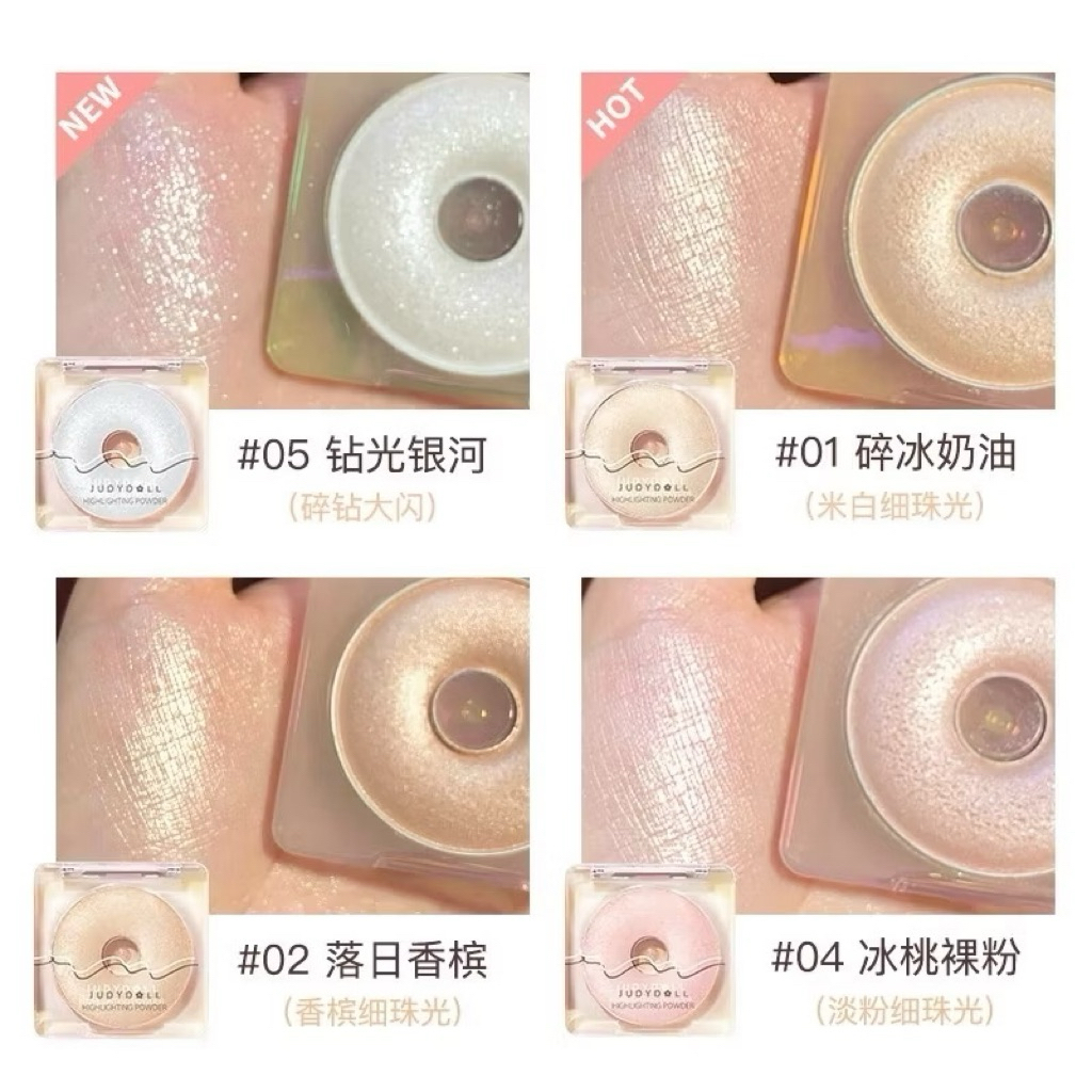 [JUDYDOLL] Phấn Bắt Sáng Đơn Sắc JUDYDOLL - Nhũ Sáng Tạo Khối Chính Hãng