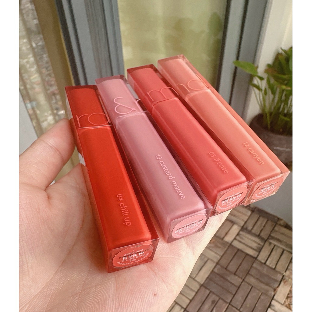 Son Tint Bóng Romand Dewyful Water Tint Căng mọng môi 5g Đủ Màu