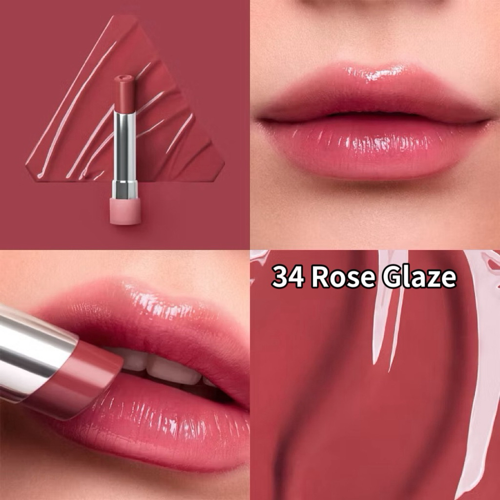 Son Bóng Dưỡng Môi 3CE Glazy Lip Glow Dạng Thỏi Có Màu, Hàn Quốc