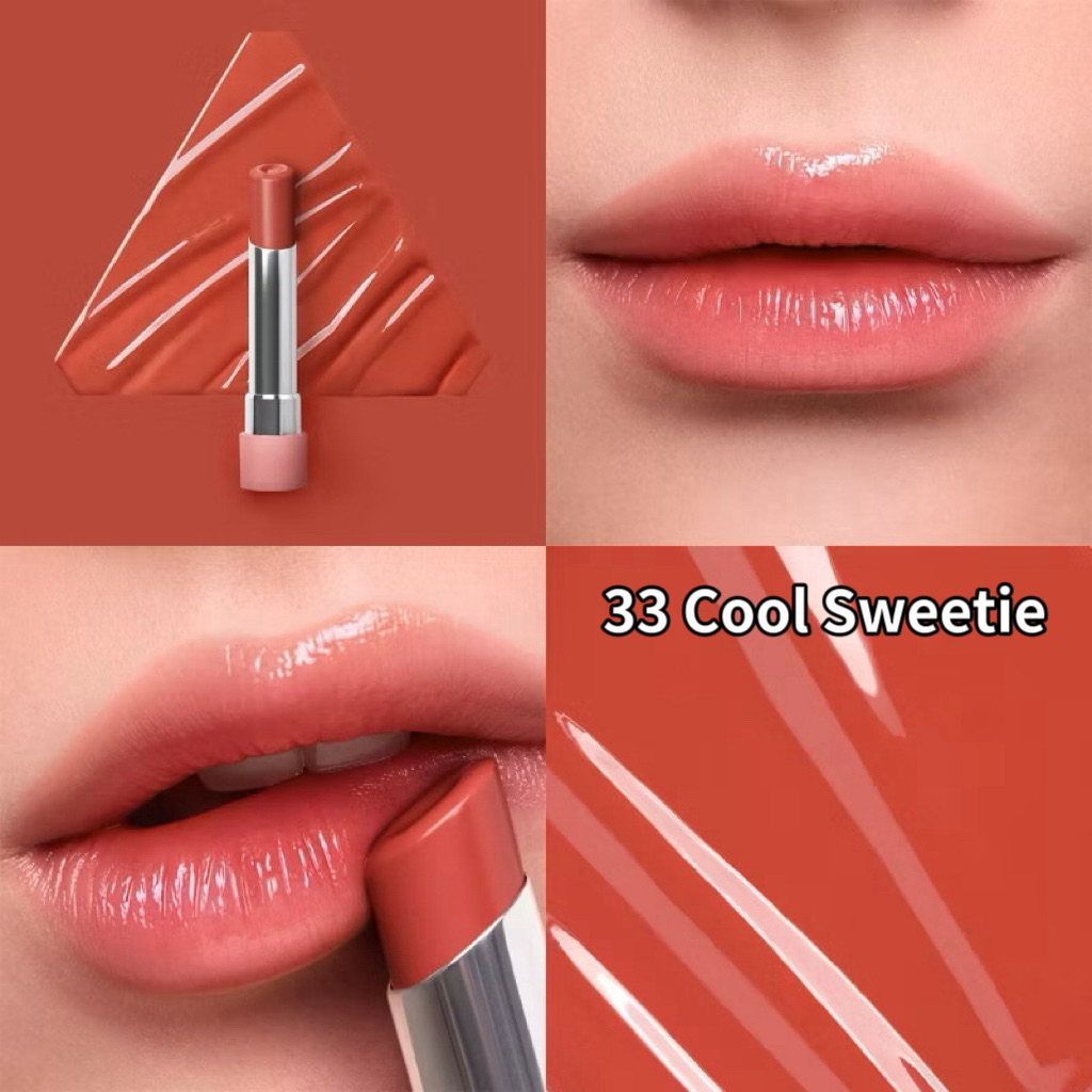 Son Bóng Dưỡng Môi 3CE Glazy Lip Glow Dạng Thỏi Có Màu, Hàn Quốc