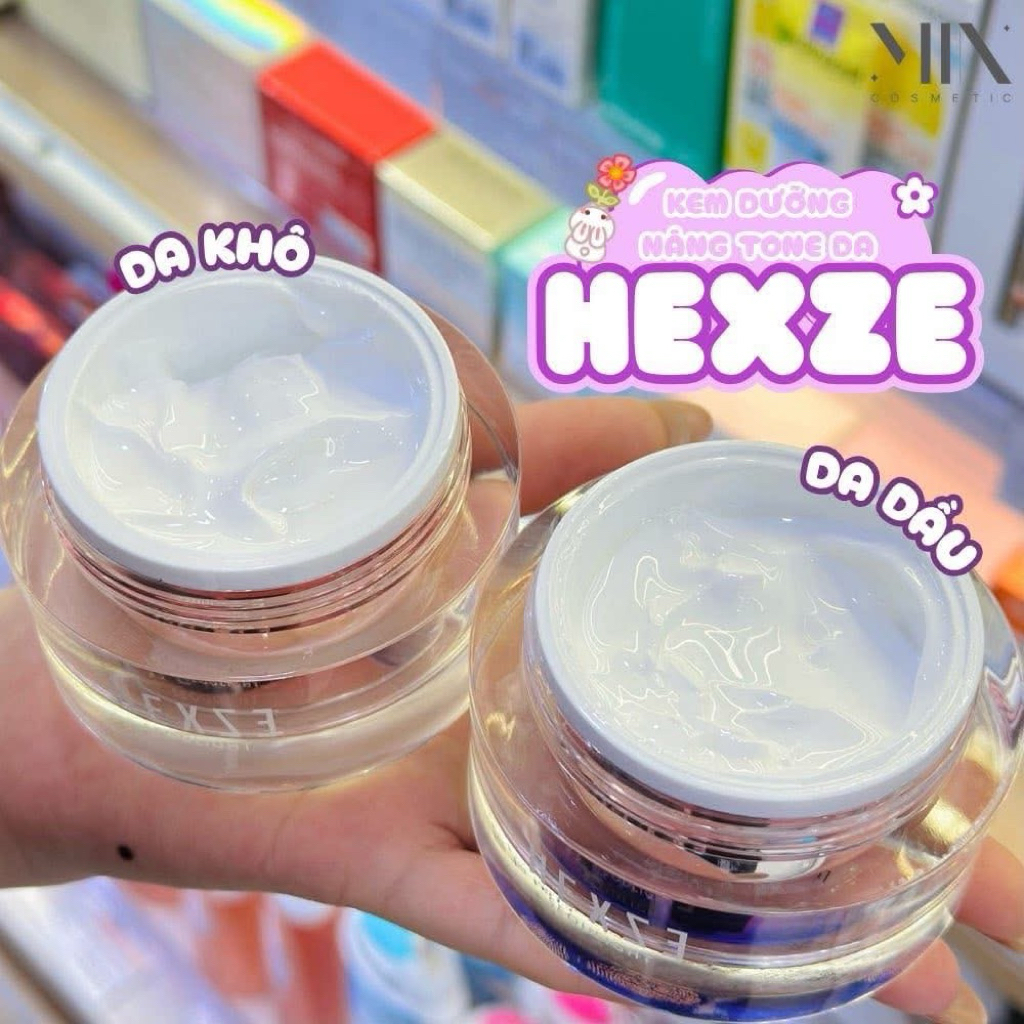 Kem Lười HEXZE Dưỡng Ẩm Nâng Tone Sáng Da, Kem Lazy Cấp Ẩm Sáng Da nâng Tone 50ML