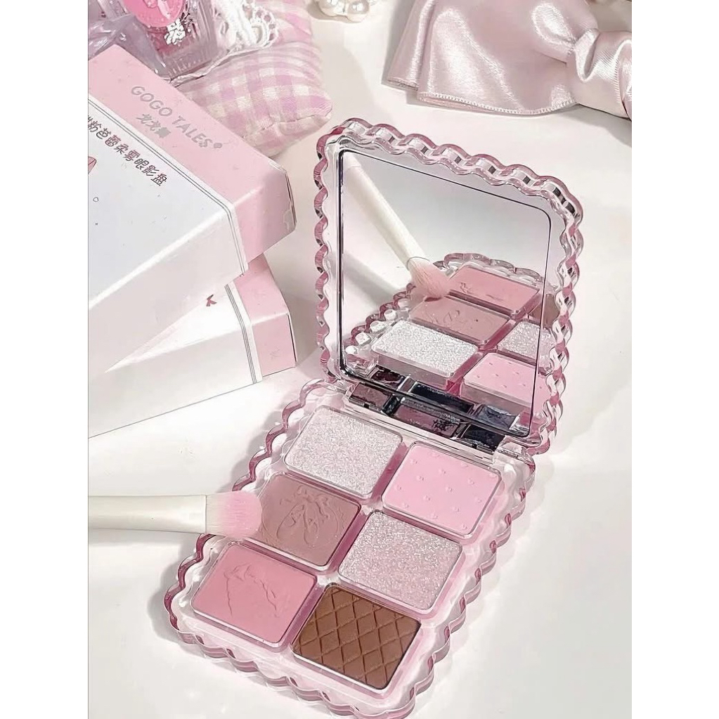 [GOGO TALES] Bảng Phấn Mắt Gogo Tales 6 Ô Vỏ Hồng Ballet Coquette, Ballet Soft Palette, 7.8g (GT773)