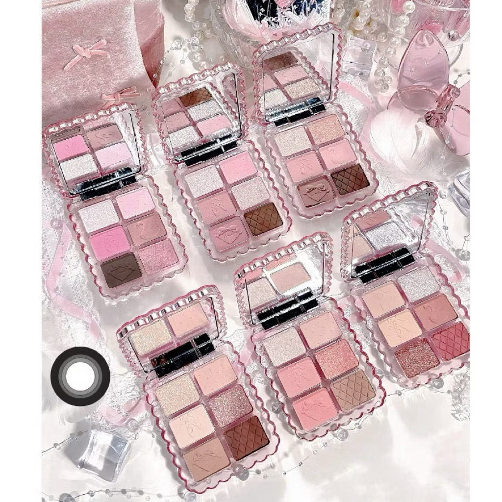 [GOGO TALES] Bảng Phấn Mắt Gogo Tales 6 Ô Vỏ Hồng Ballet Coquette, Ballet Soft Palette, 7.8g (GT773)