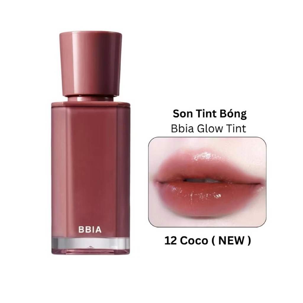 [BBIA] Son Tint Bóng Bbia Glow Lips tint căng bóng mọng môi (Nhập Khẩu Chính Hãng)