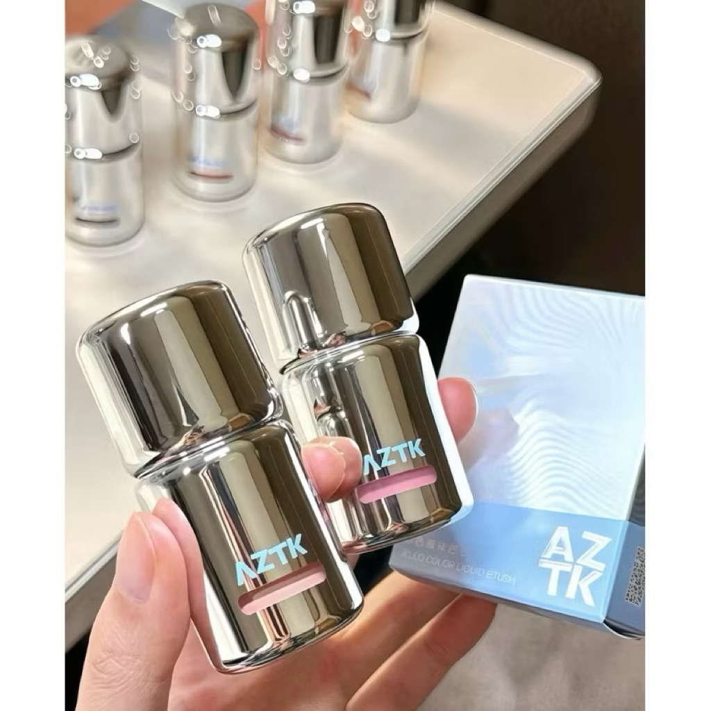 [AZTK] Má Hồng Kem AZTK Dạng Lỏng Đầu Nấm, Vỏ Bạc Mới, Căng Bóng và Mờ Lì Tự Nhiên 5ml