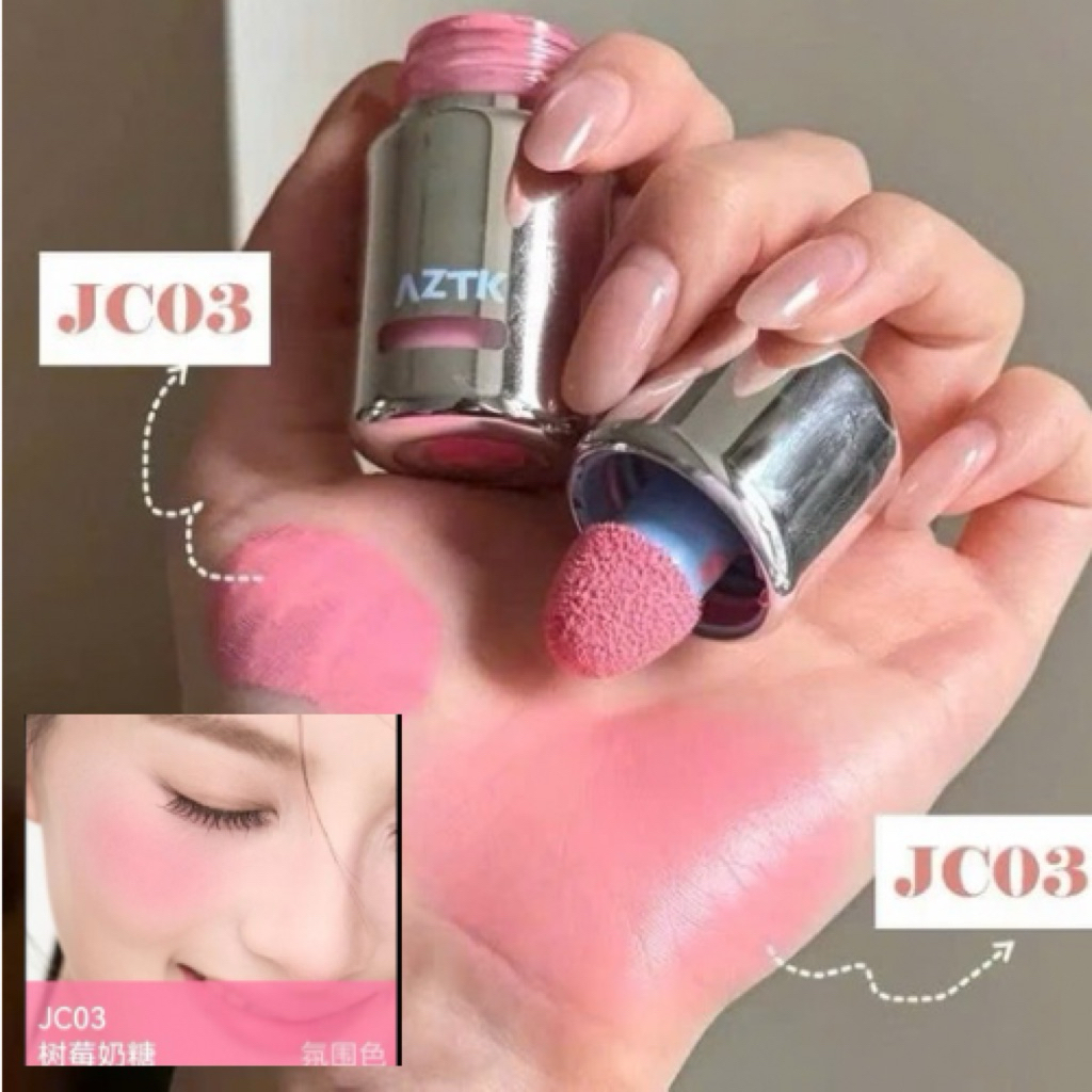 [AZTK] Má Hồng Kem AZTK Dạng Lỏng Đầu Nấm, Vỏ Bạc Mới, Căng Bóng và Mờ Lì Tự Nhiên 5ml