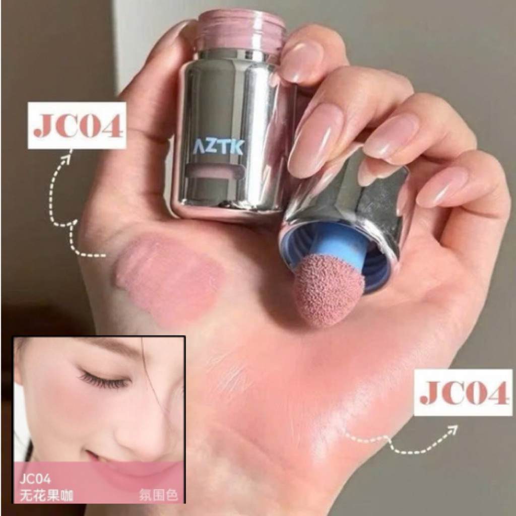 [AZTK] Má Hồng Kem AZTK Dạng Lỏng Đầu Nấm, Vỏ Bạc Mới, Căng Bóng và Mờ Lì Tự Nhiên 5ml