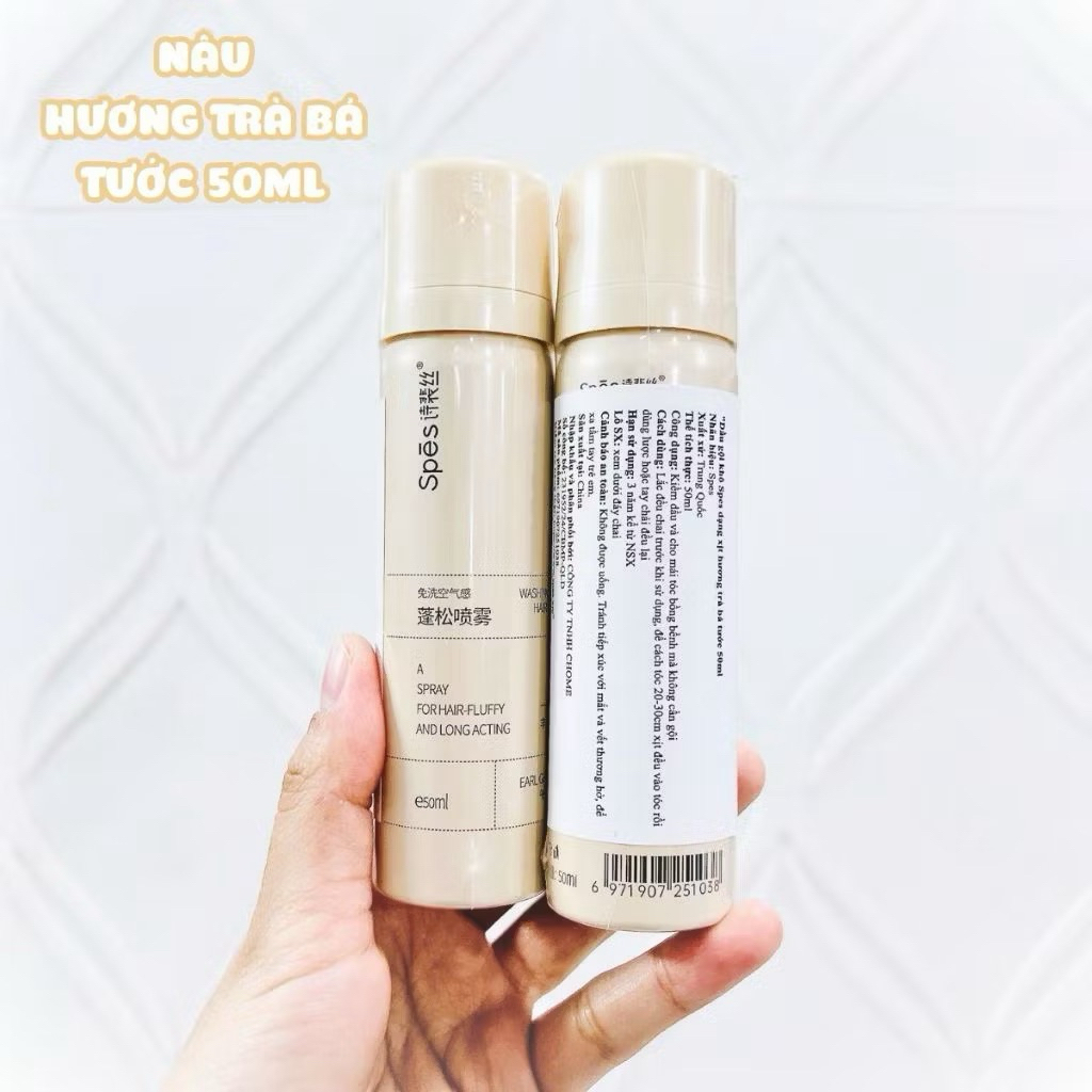 [SPES] Dầu gội khô SPES dạng xịt tạo phồng kiềm dầu cấp tốc 3 mùi hương, giữ nếp tóc đến 8 tiếng 150ml