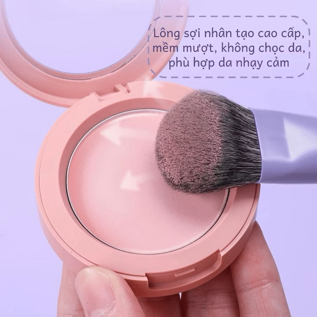 [GUOXIAONIU] Cọ Phủ Phấn Má Hồng Cọ Trang Điểm Phấn Mắt Che Khuyết Điểm Phấn Phủ Tạo Khối T018