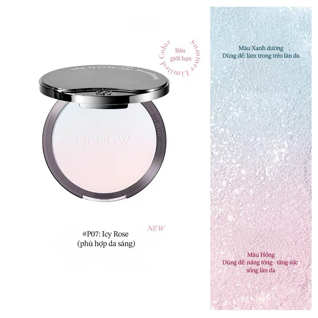 [TẶNG MÁ HỒNG] Phấn phủ nén MENOW gấu trúc Khổng Lồ kiềm dầu 21g, giữ tone lâu trôi vượt trội MENOW x MENGLAN . PANDA