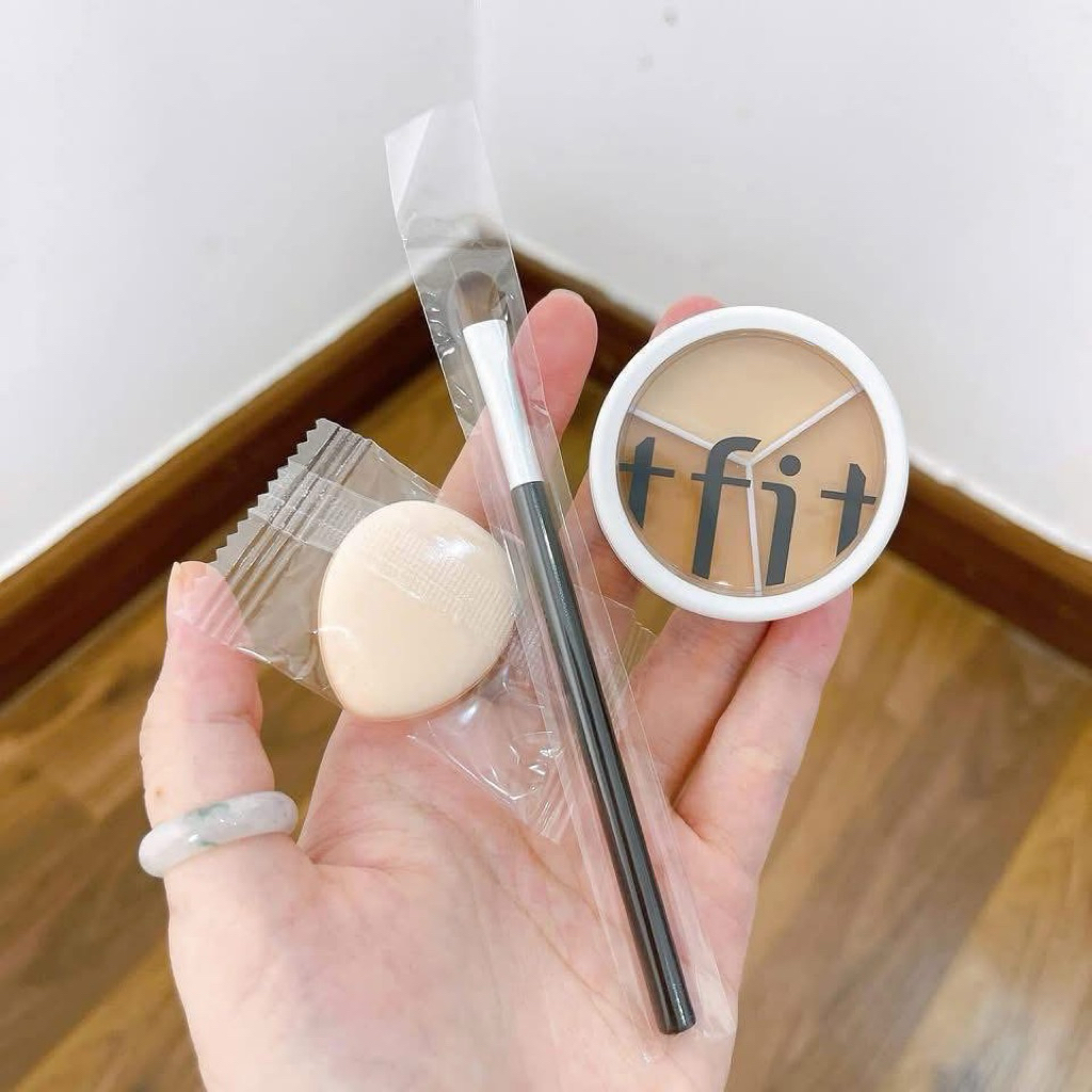Che Khuyết Điểm TFIT 3 Ô Cover Up Pro Concealer Siêu Mịn Che Phủ Tốt Lâu Trôi Tự Nhiên 15g