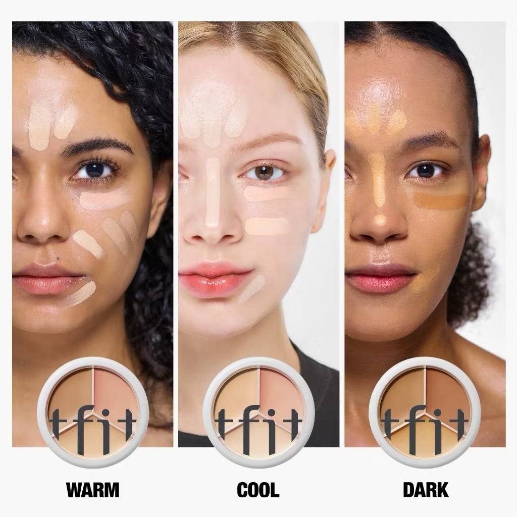 Che Khuyết Điểm TFIT 3 Ô Cover Up Pro Concealer Siêu Mịn Che Phủ Tốt Lâu Trôi Tự Nhiên 15g