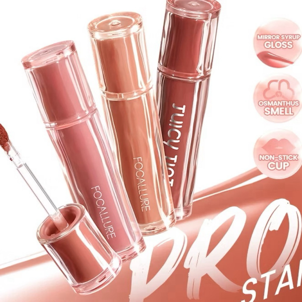 [FOCALLURE] Son Tint Focallure Watery Lip Tint Moisture Light - Căng Mọng Nước, Trong suốt Không dính (FA-L10)