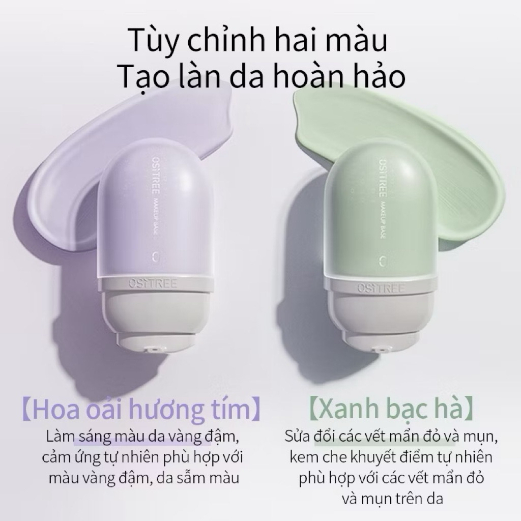 Kem lót trang điểm OSITREE dưỡng ẩm che khuyết điểm kiểm soát dầu làm sáng da 32g