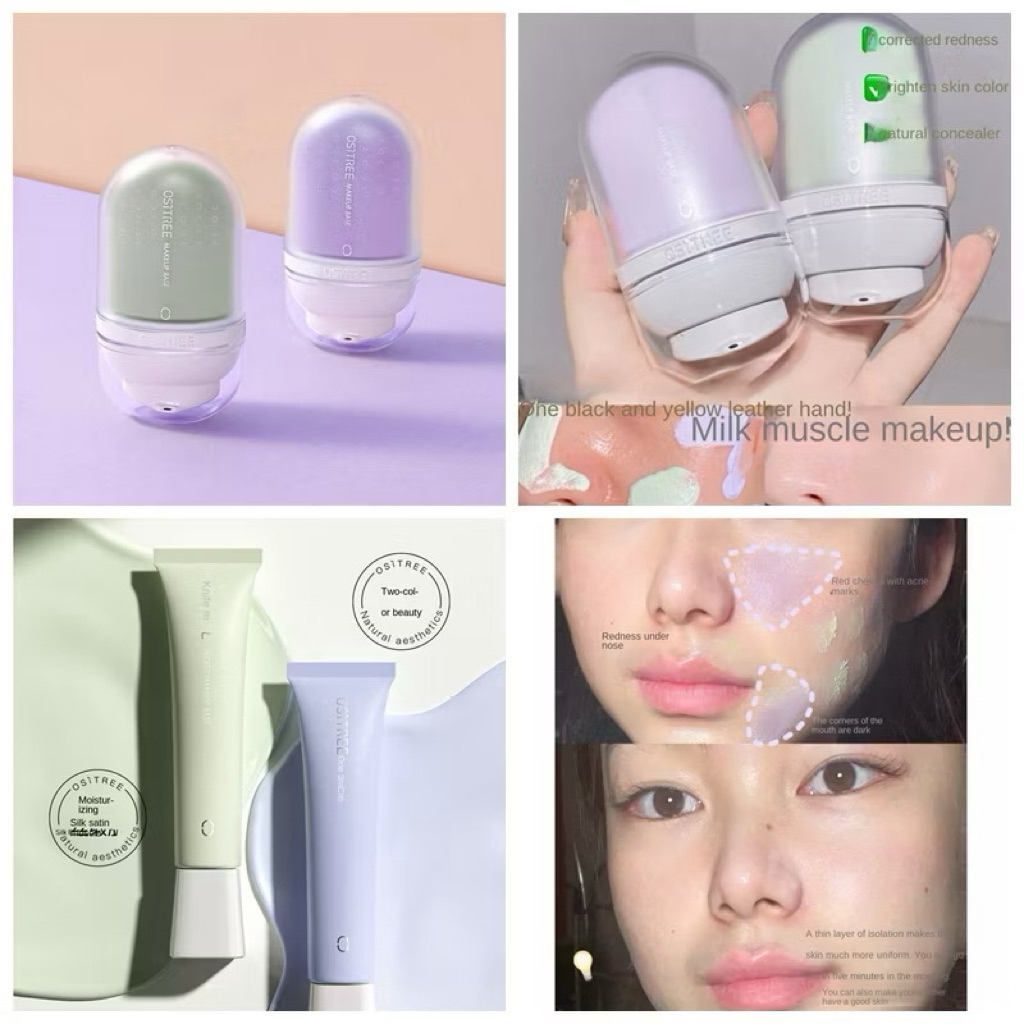 Kem lót trang điểm OSITREE dưỡng ẩm che khuyết điểm kiểm soát dầu làm sáng da 32g