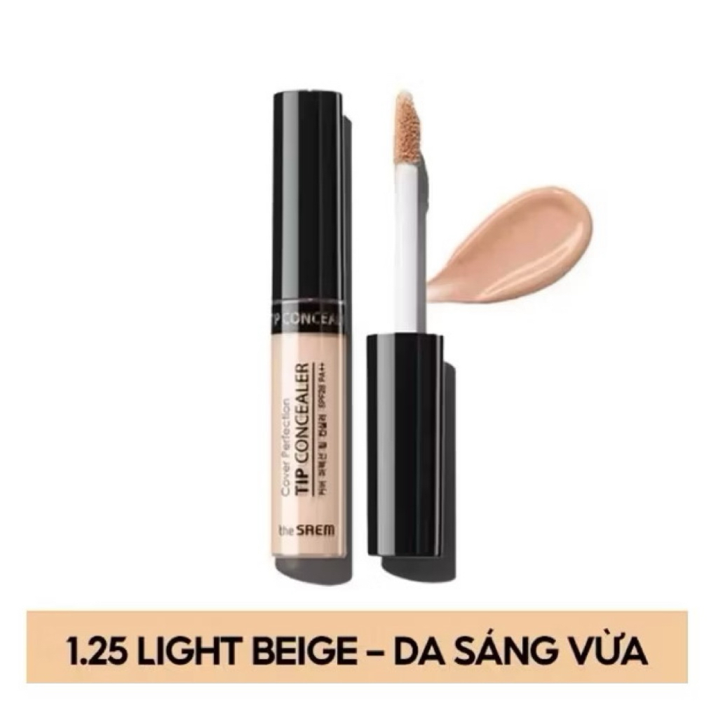 [THE SAEM] Kem che khuyết điểm The Saem Cover Perfection Tip Concealer Spf28 PA++ (6.5g) lâu trôi Hàn Quốc