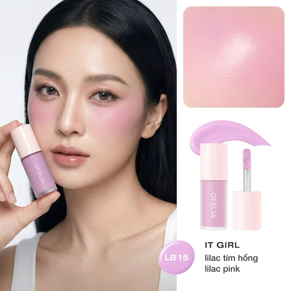 KEM MÁ HỒNG OFÉLIA LOLLI LIQUID BLUSH màu xinh Zulia Cosmetics